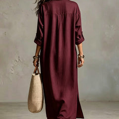 Margaret relaxed maxi shirt dress, additional view