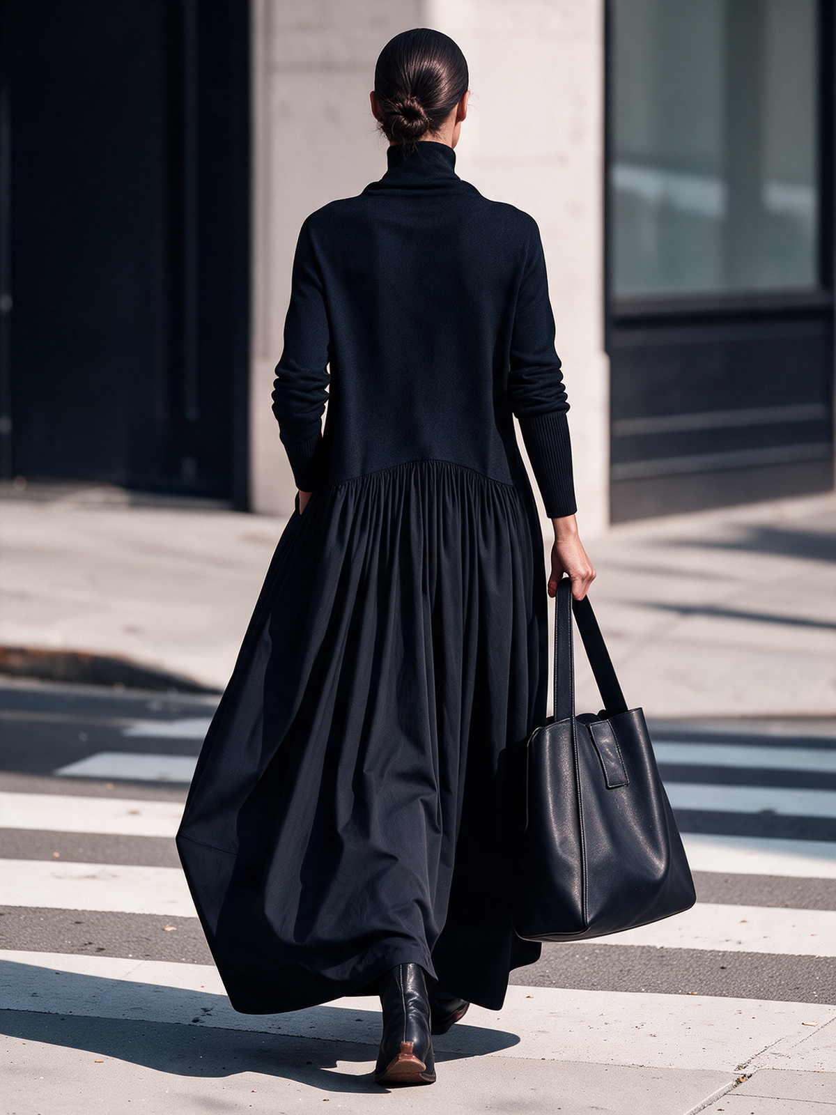 Adele | Turtleneck Maxi Dress
