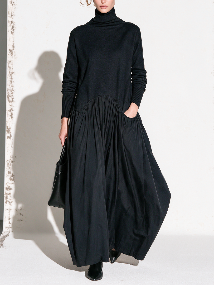 Adele | Turtleneck Maxi Dress