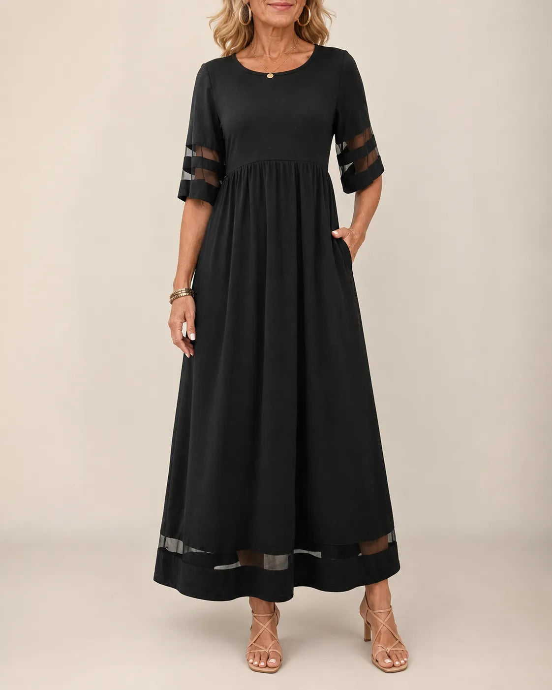 Aubrey | Flattering A-Line Midi Dress