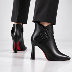Margot leather ankle boots close-up