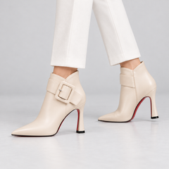 Margot ankle boots sculpted heel detail