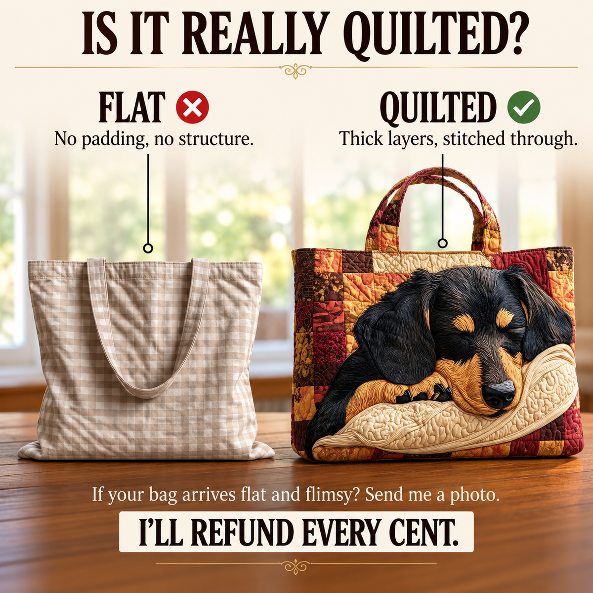 Artisanal Bag - Dachshund