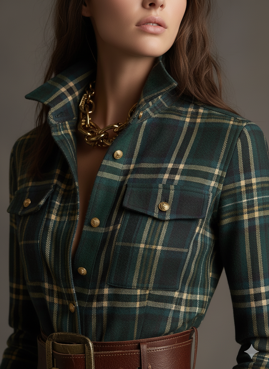 Evelyn | Timeless Plaid Dress