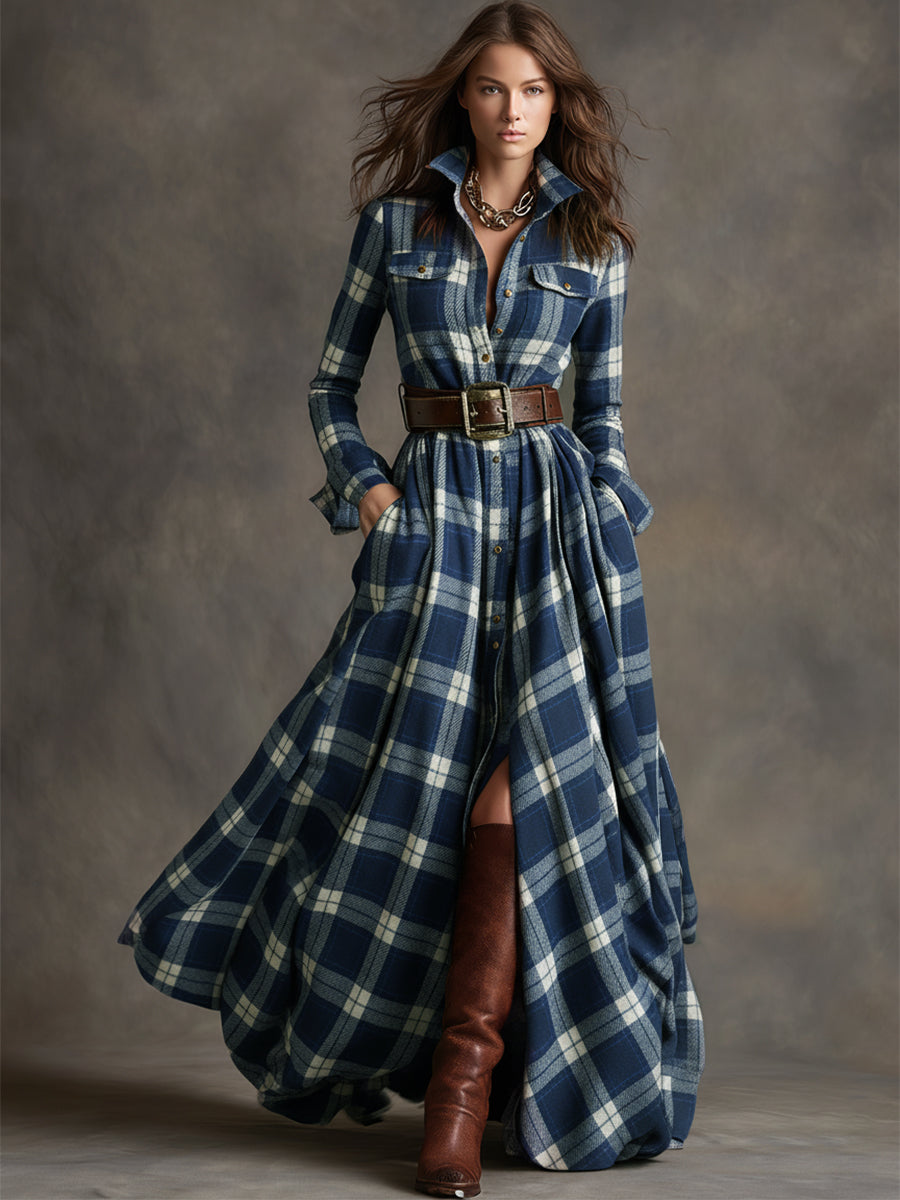 Evelyn | Timeless Plaid Dress