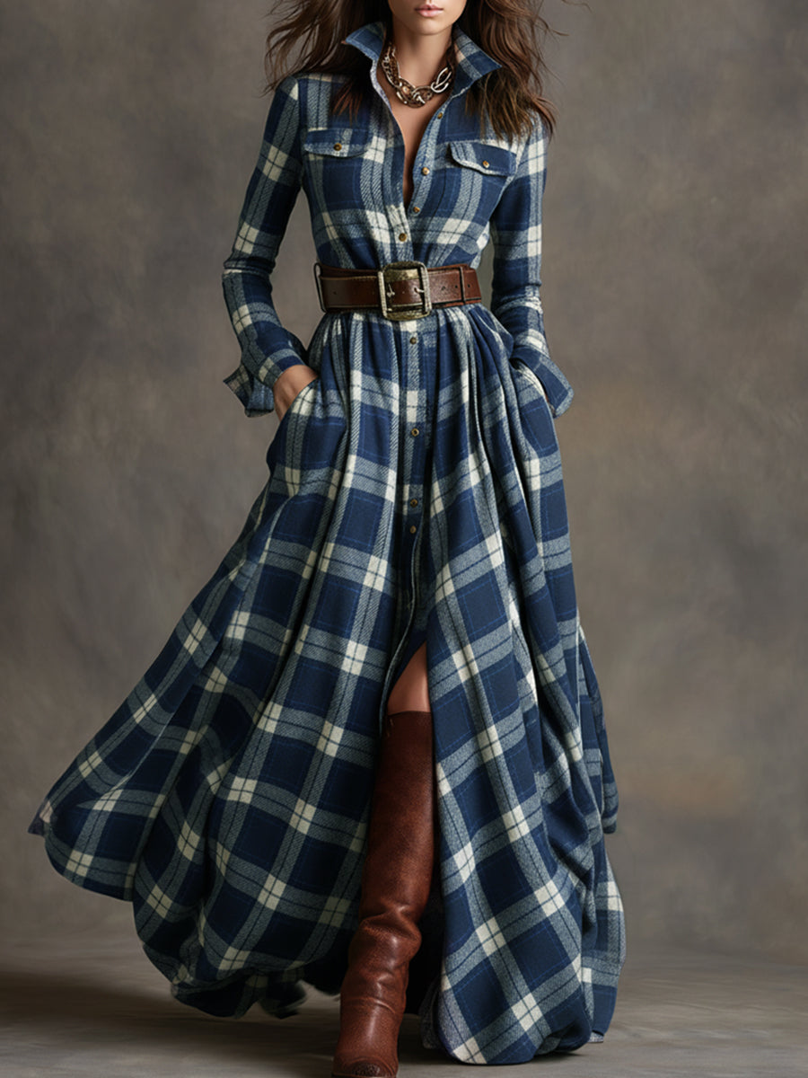 Evelyn | Timeless Plaid Dress