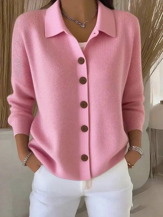 Joselle | Soft Collared Cardigan
