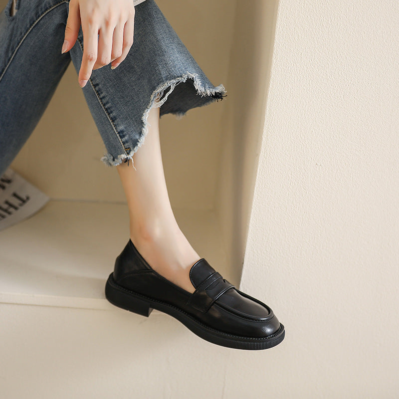 Marjorie chunky penny loafers, detail view