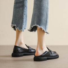 Marjorie chunky penny loafers, detail view