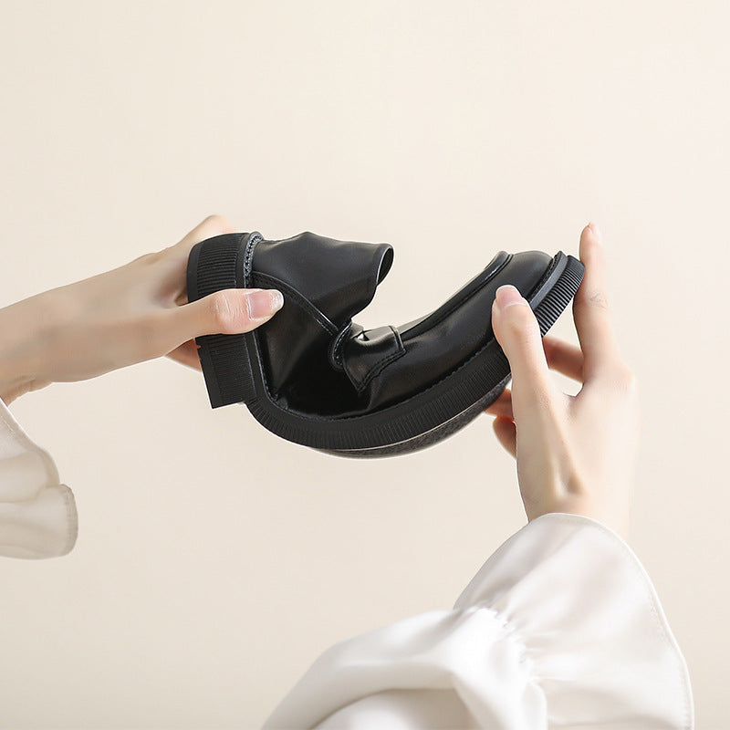 Marjorie chunky penny loafers, detail view