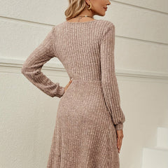 Eleanor square neck knit dress, additional view